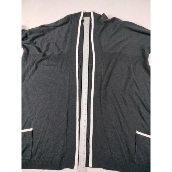 Lane Bryant Cardigan Sweater Womens 22/24 Open Front Black‎ Cabincore Campcore - Picture 6 of 6